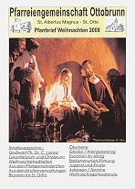 Titelseite Pfarrbrief Weihnachten 2008