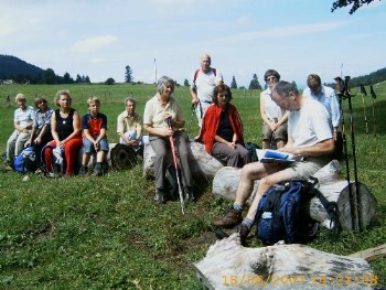 Bibelwanderung 2007<br/>Lesung auf der Hofalm