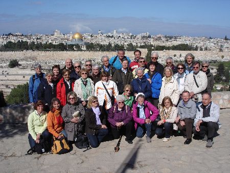 Pilgerfahrt 2010 ins Heilige Land - Reisegruppe in Jerusalem