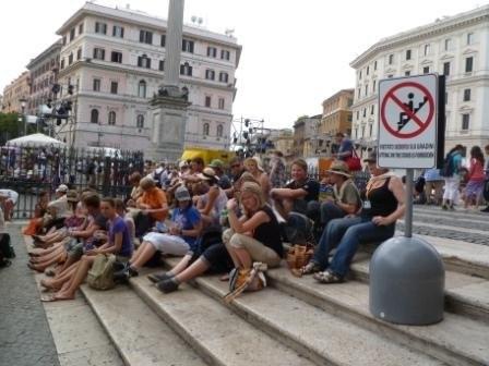 Morgenandacht vor St. Maria Maggiore