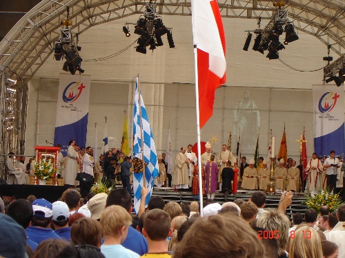 Weltjugendtag 2005<br/>Gemeinsamer Gottesdienst in München