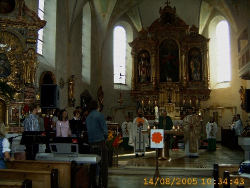 Weltjugendtag 2005<br/>Feierlicher Gottesdienst in Frasdorf