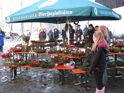 Adventmarkt Kränze