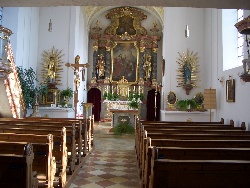 Kirche St. Petrus Grammelkam innen