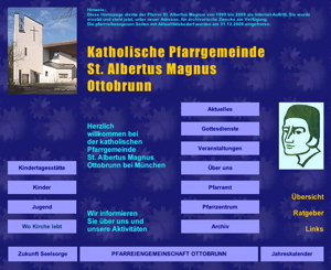 Alte Homepage von St. Albertus Magnus