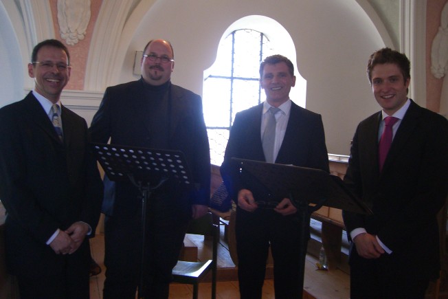 Stainer Kreuzigung - Solisten Werner Rau, Tenor, Andreas Pürtinger Bass, Christian Bischof Orgel, Manfred Kieferl, Leitung