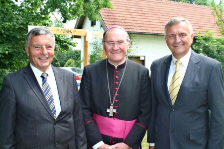 Bürgermeister bei der Firmung