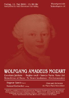 Plakat Mozartkonzert 2006
