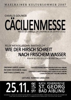 Plakat Gounodkonzert 2007