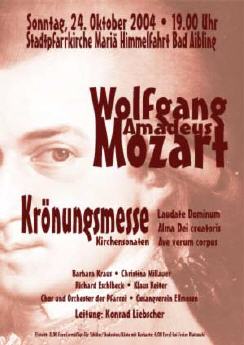 Plakat Mozartkonzert 2004