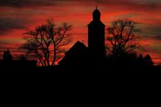 St. Nikolaus im Abendrot