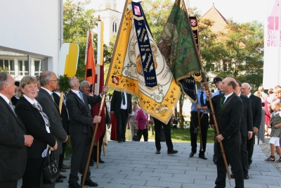 100-Jahr-Feier: Fahnengruß