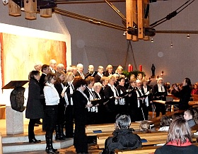 Kirchenchor St. albertus Magnus bei Benefizkonzert am 27.11.2011