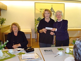Spende Frauenkreis St. Otto für Siebenbürgen