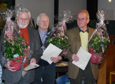 Karl Thätter, Adolf Breitenberger, Alfred Bayer und Robert Prunitsch