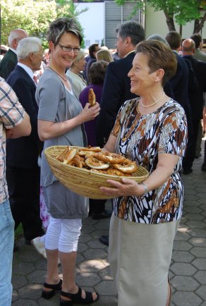 Brezen und Getränke