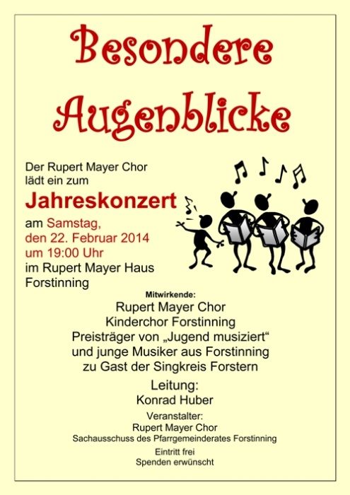 Konzert Rupert Mayer Chor