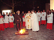 Osterfeuer in St. Otto