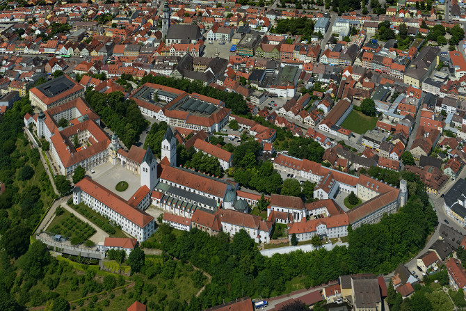 Domberg Freising, Luftbild