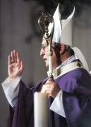 Kardinal Friedrich Wetter beim Pontifikalgottesdienst zum Aschermittwoch