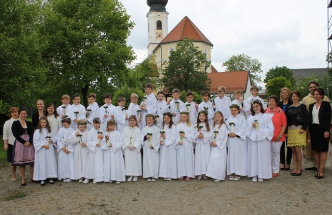 Gruppenbild Erskommunion 2014