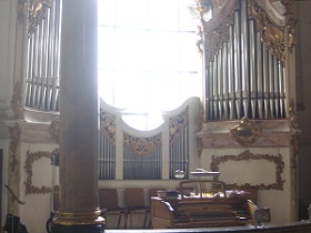 Orgel der Asamkirche in München