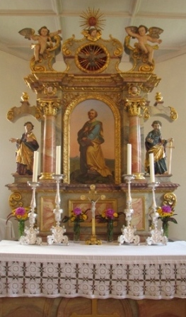 Altar Langenpreisinger Peterskirche