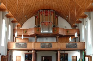 Orgel in Pfarrkirche St. Laurentius in Bernau am Chiemsee