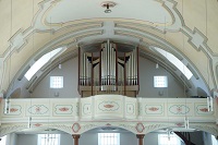 Orgel der Pfarrkirche Herz Jesu in Bruckmühl