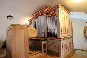 Orgel der Pfarrkirche St. Stephanus in Surheim