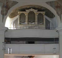 Orgel der Pfarrkirche St. Jakobus der Ältere in Buchbach