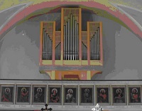 Orgel der Pfarrkirche St. Georg in Unterbiberg