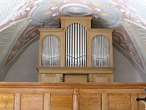 Orgel der Kuratiekirche St. Vitus in Unterlaus