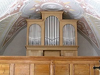 Orgel der Kuratiekirche St. Vitus in Unterlaus