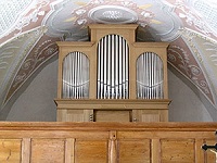 Orgel der Kuratiekirche St. Vitus in Unterlaus