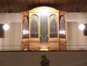 Orgel der Pfarrkirche „Mariae Sieben Schmerzen“ zu Unterstein, Schönau am Königssee