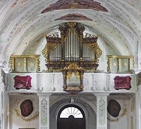 Orgel der Stiftskirche Mariä Himmelfahrt, Kloster Au am Inn