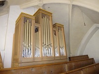 Orgel der Dorfkirche St. Ägidius in Seeon