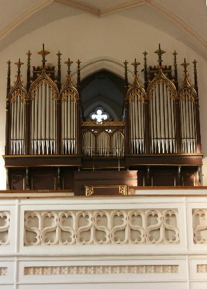 Orgel der Filialkirche Mariä Himmelfahrt, Kirchreith, Pfarrei St. Peter, Rieden