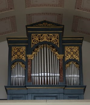 Orgel der Friedhofskirche in Traunstein