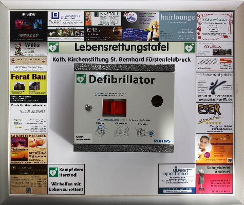 Sponsoren für Defibrillator