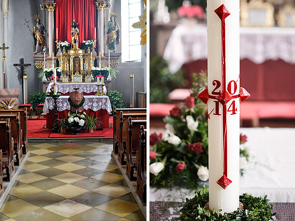 Ostern Pfarrei St. Johannes der Täufer Aspertsham 2014