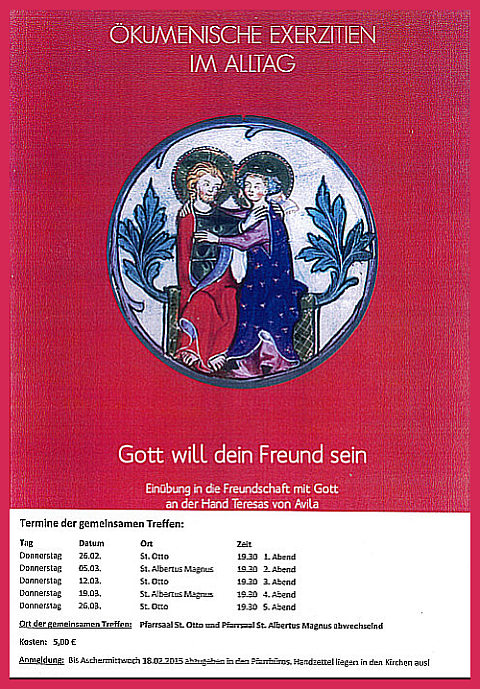 Exerzitien im alltag 2015 - Plakat