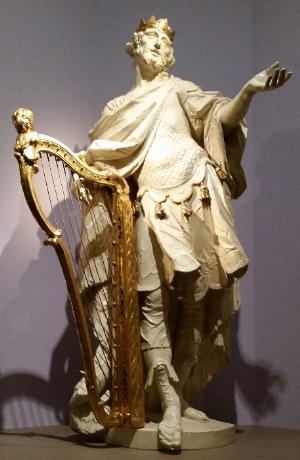 David mit Harfe