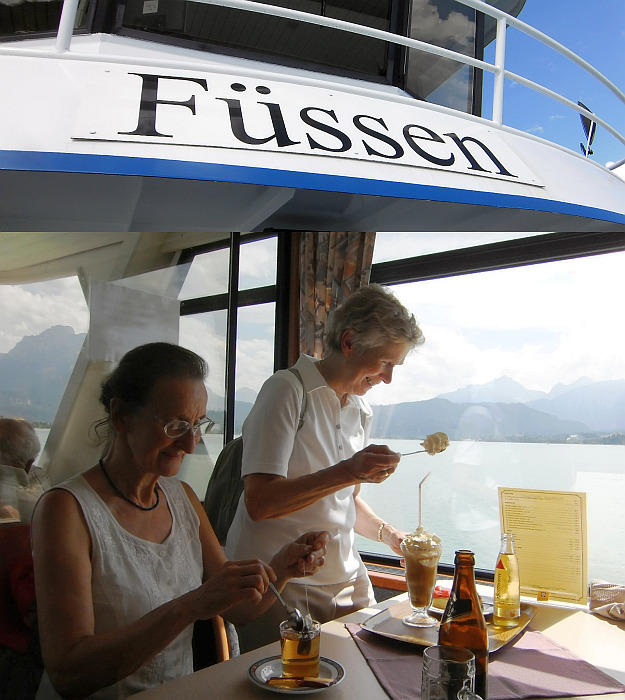 An Bord auf der MS Füssen am Forggensee