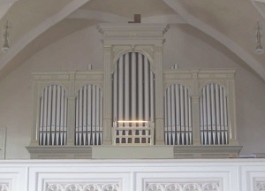 Orgel der Pfarrkirche St. Jakobus in Hörbering