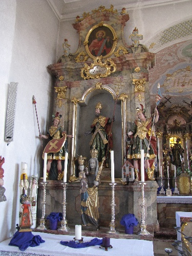 Seitenaltar Kirche Weißenfeld