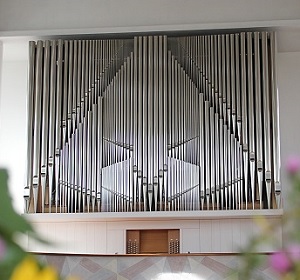 Orgel der Pfarrkirche Mariä Himmelfahrt in Dachau