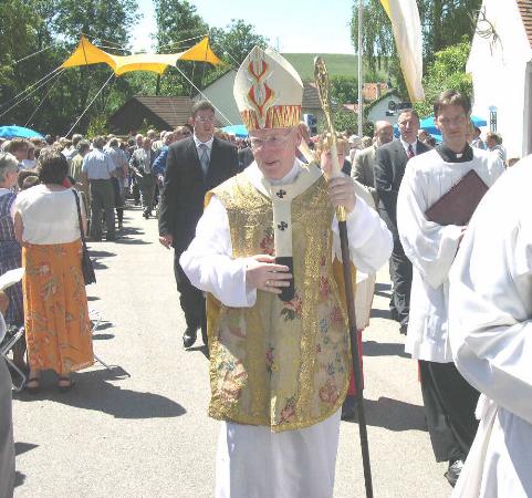 Auszug nach dem Gottesdienst.