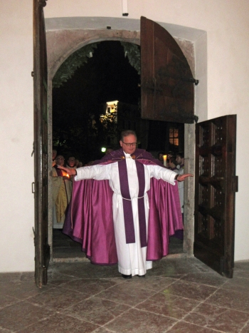 Stiftskirche St. Peter und Johannes der Täufer Berchtesgaden, Öffnung der Pforte der Barmherzigkeit